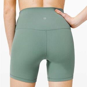 Lululemon Align Teal Short 6" Size 2 NWT